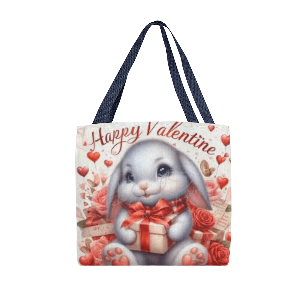 Rabbit Valentine Tote Bag