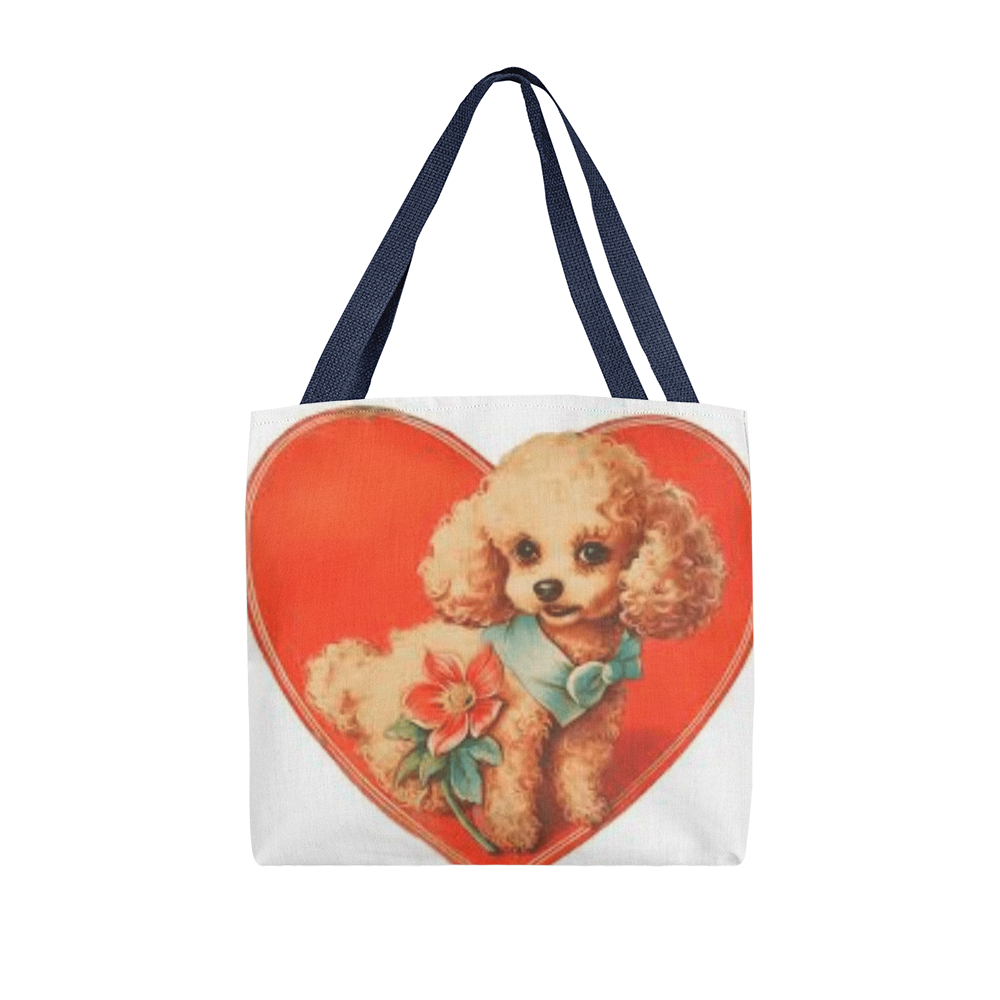 Puppy Valentine Tote Bag