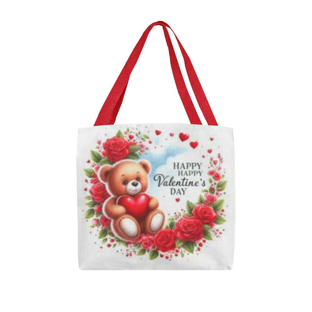 Teddy Bear Reave Valentine Tote Bag