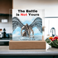 Square Acrylic Plaque - scripture battle