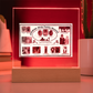 Square Acrylic Plaque-family reunion