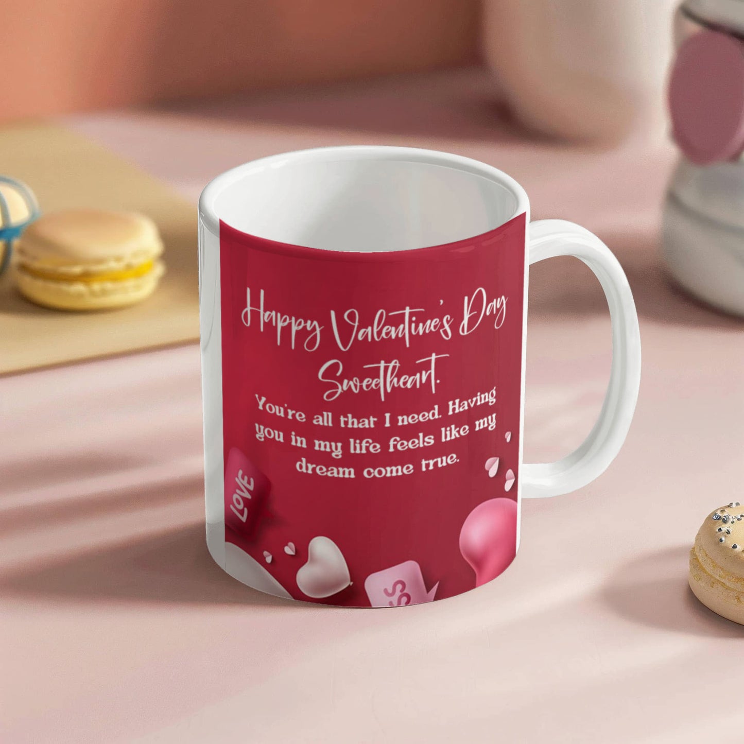 Happy valentine Sweetheart mug
