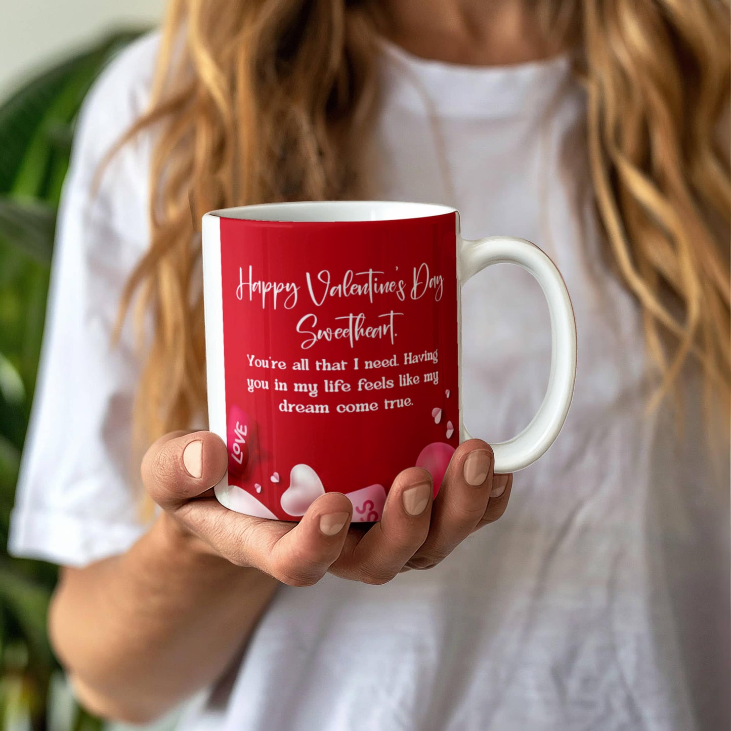 Happy valentine Sweetheart mug