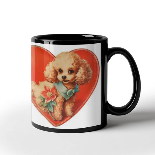 puppy dog n a heart mug