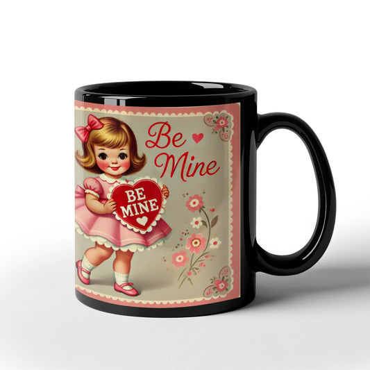 Be my Valentine girl mug