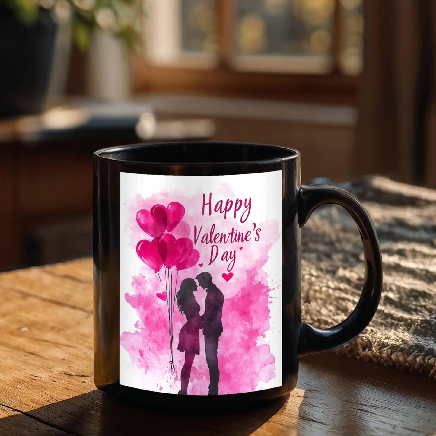 lady and man valentine mug