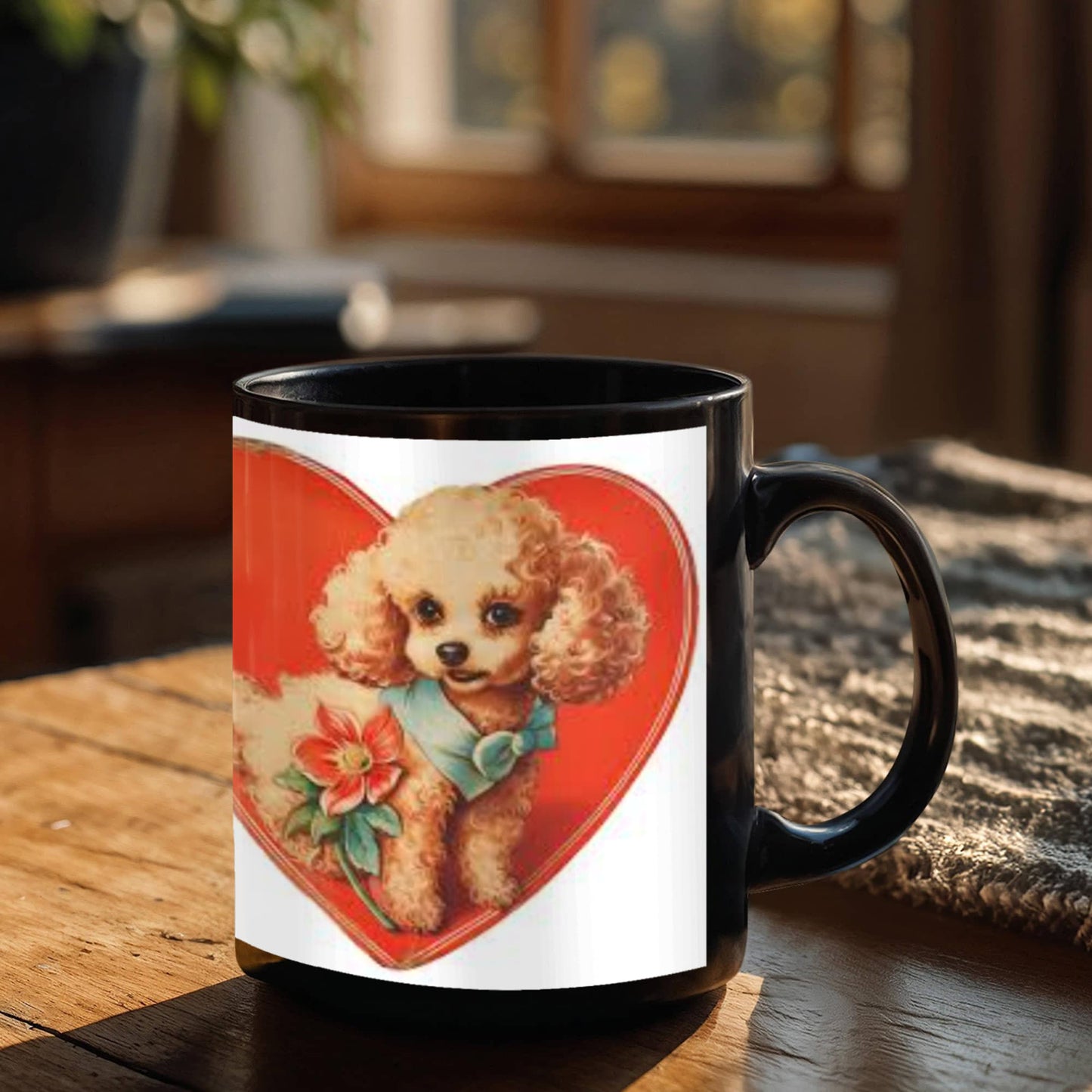 puppy dog n a heart mug