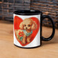 puppy dog n a heart mug