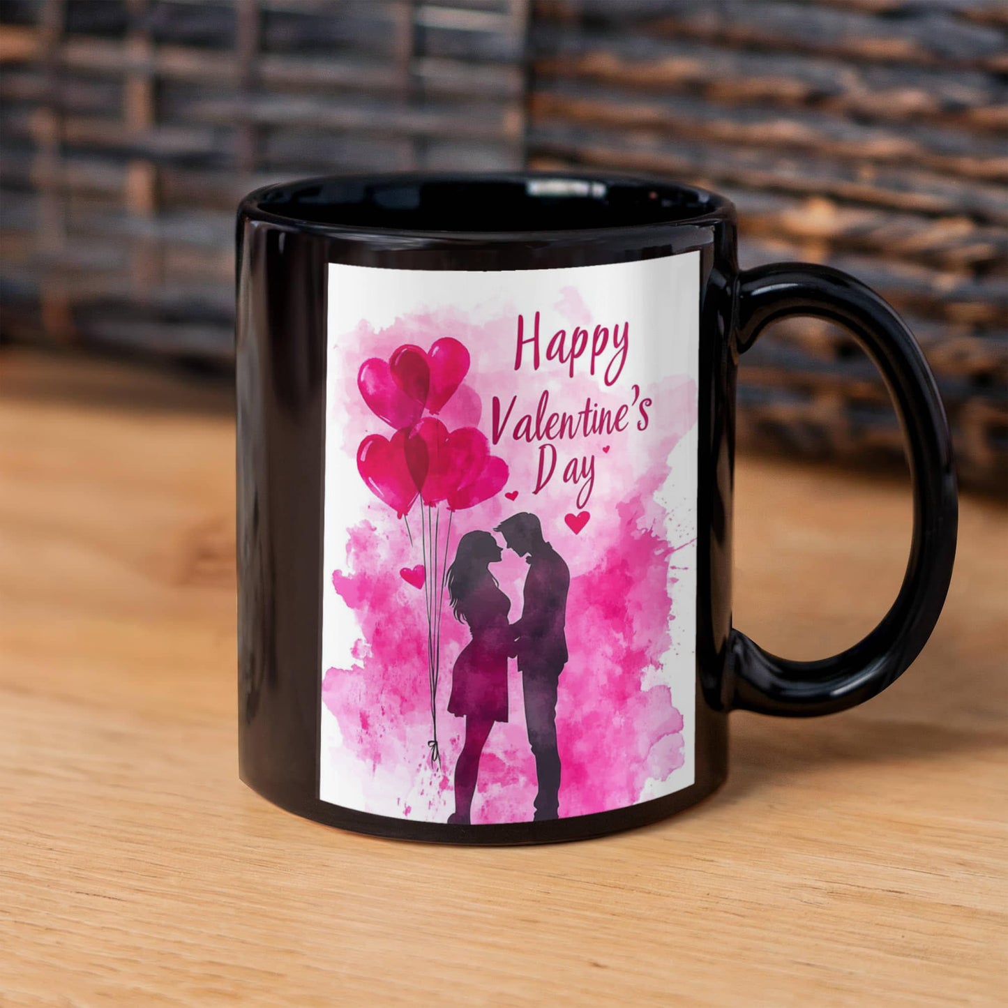 lady and man valentine mug