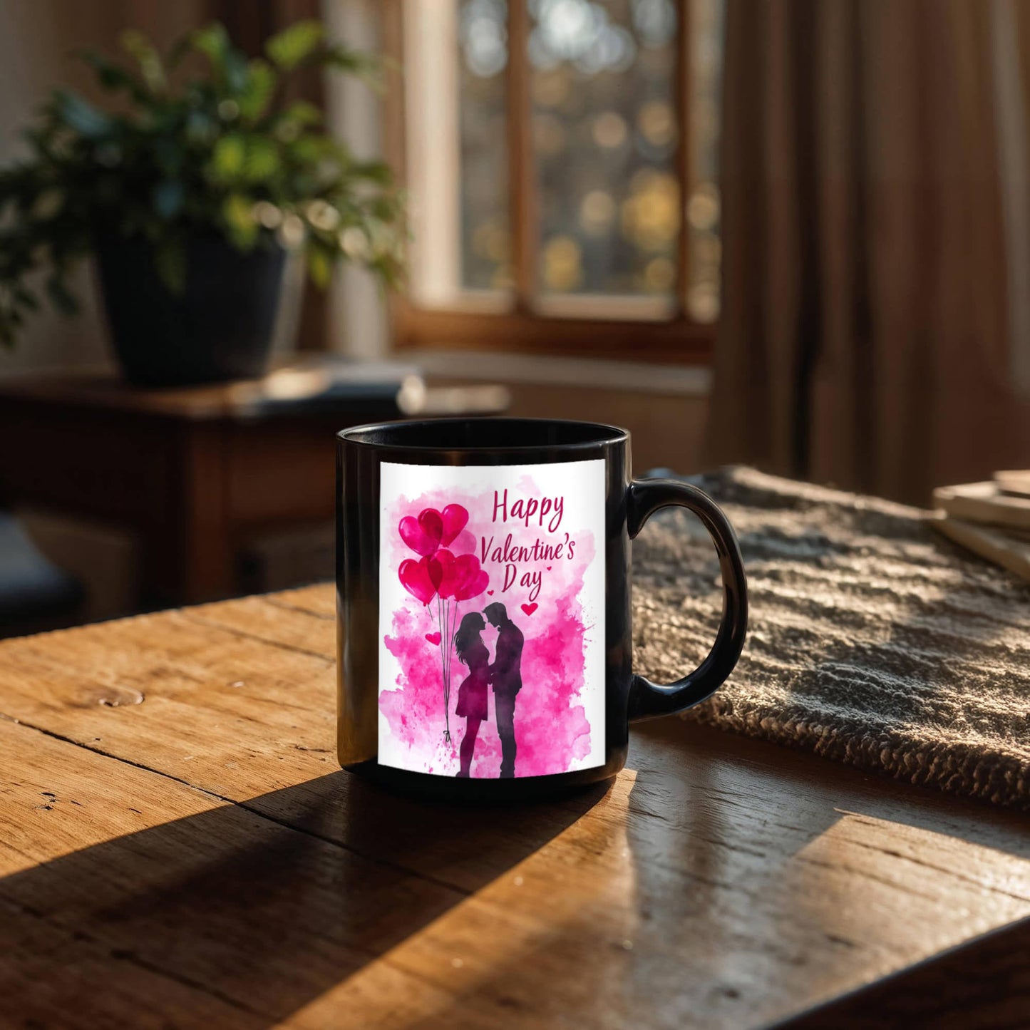 lady and man valentine mug