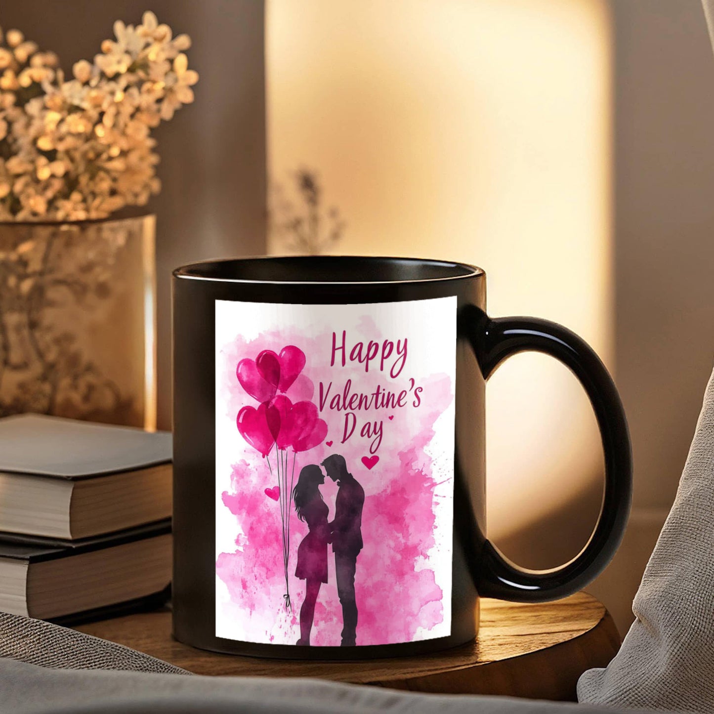 lady and man valentine mug