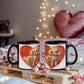 puppy dog n a heart mug