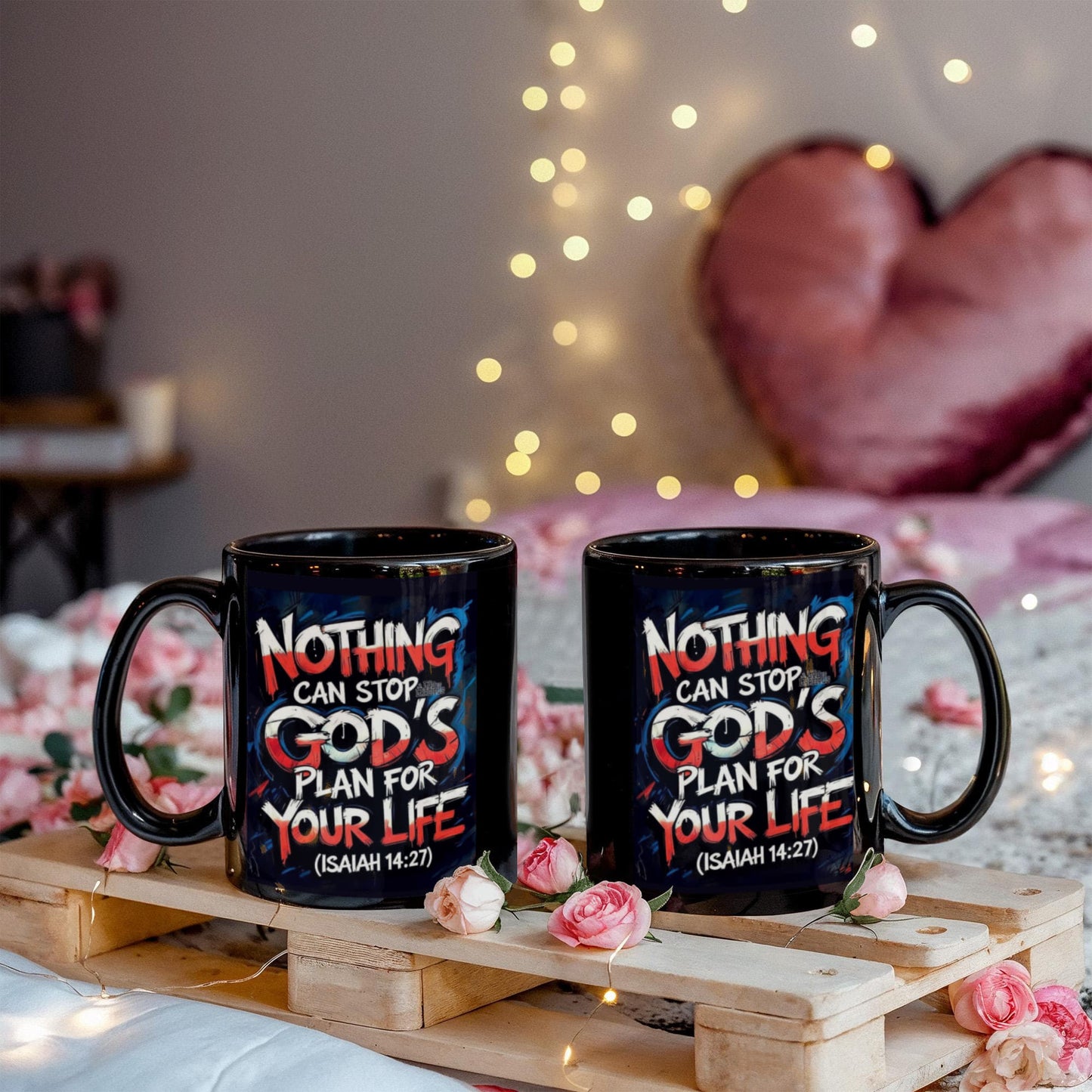 Nothing can stop God's plan mug