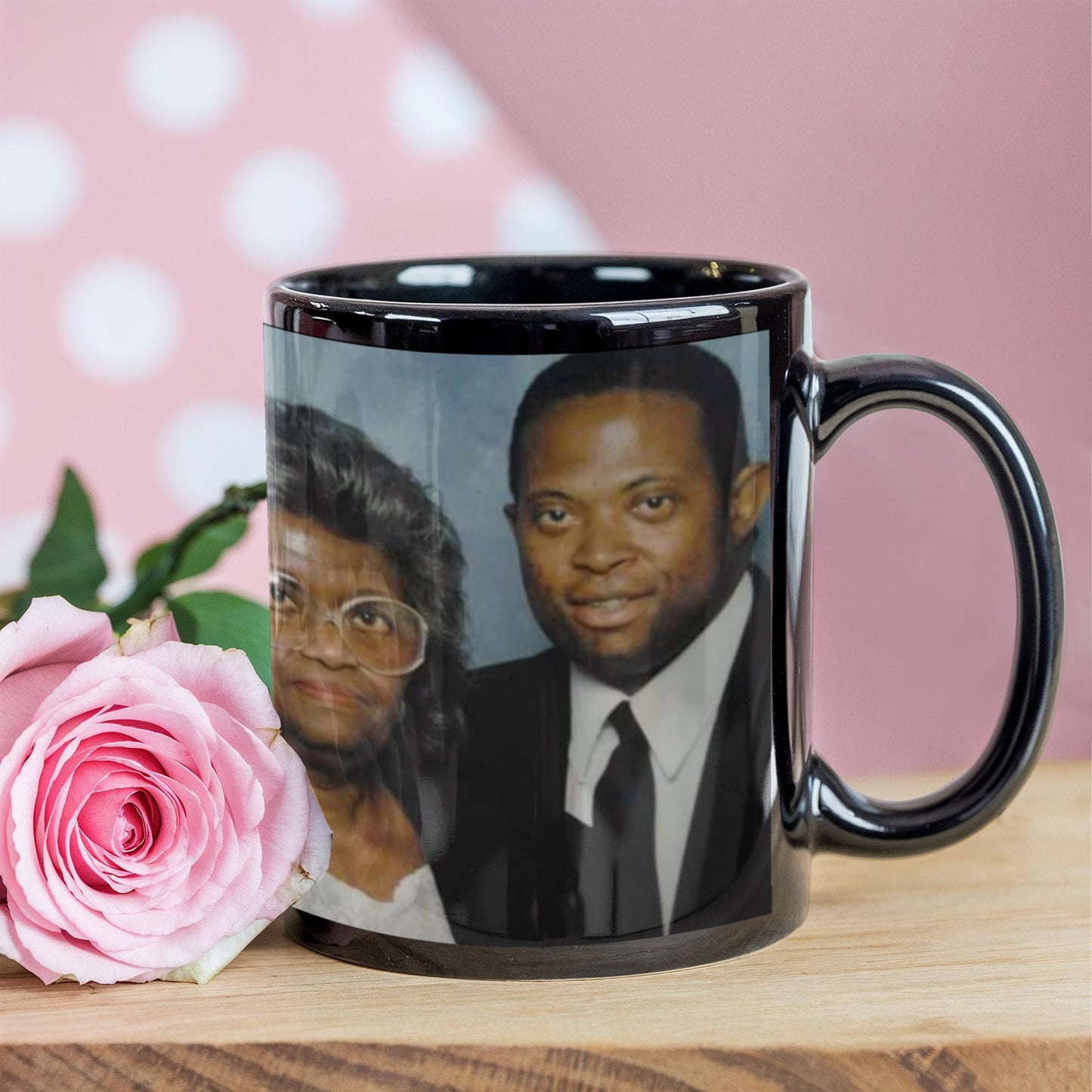 moma and  wayne again mug