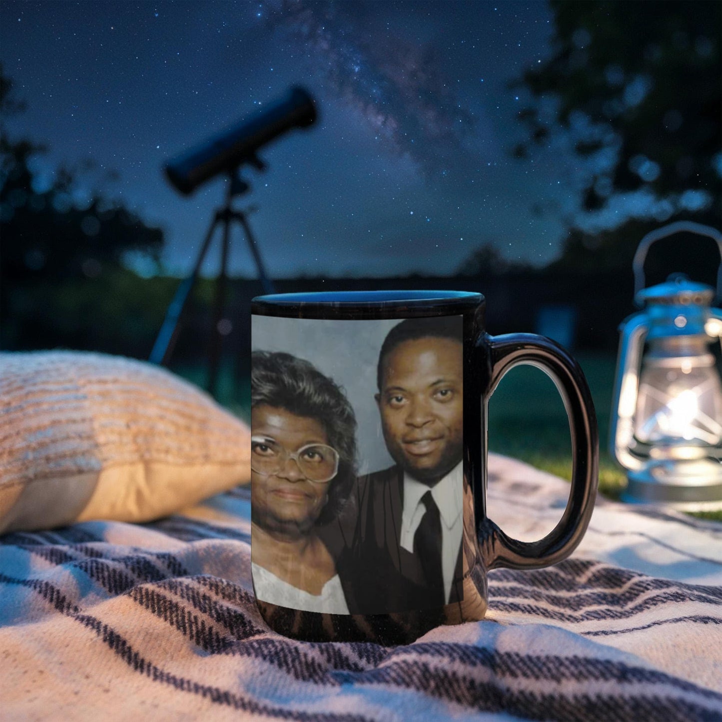moma and  wayne again mug