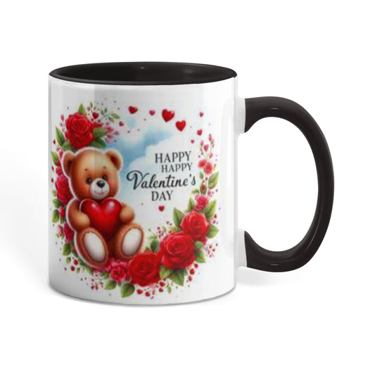 teddy bear valentine mug
